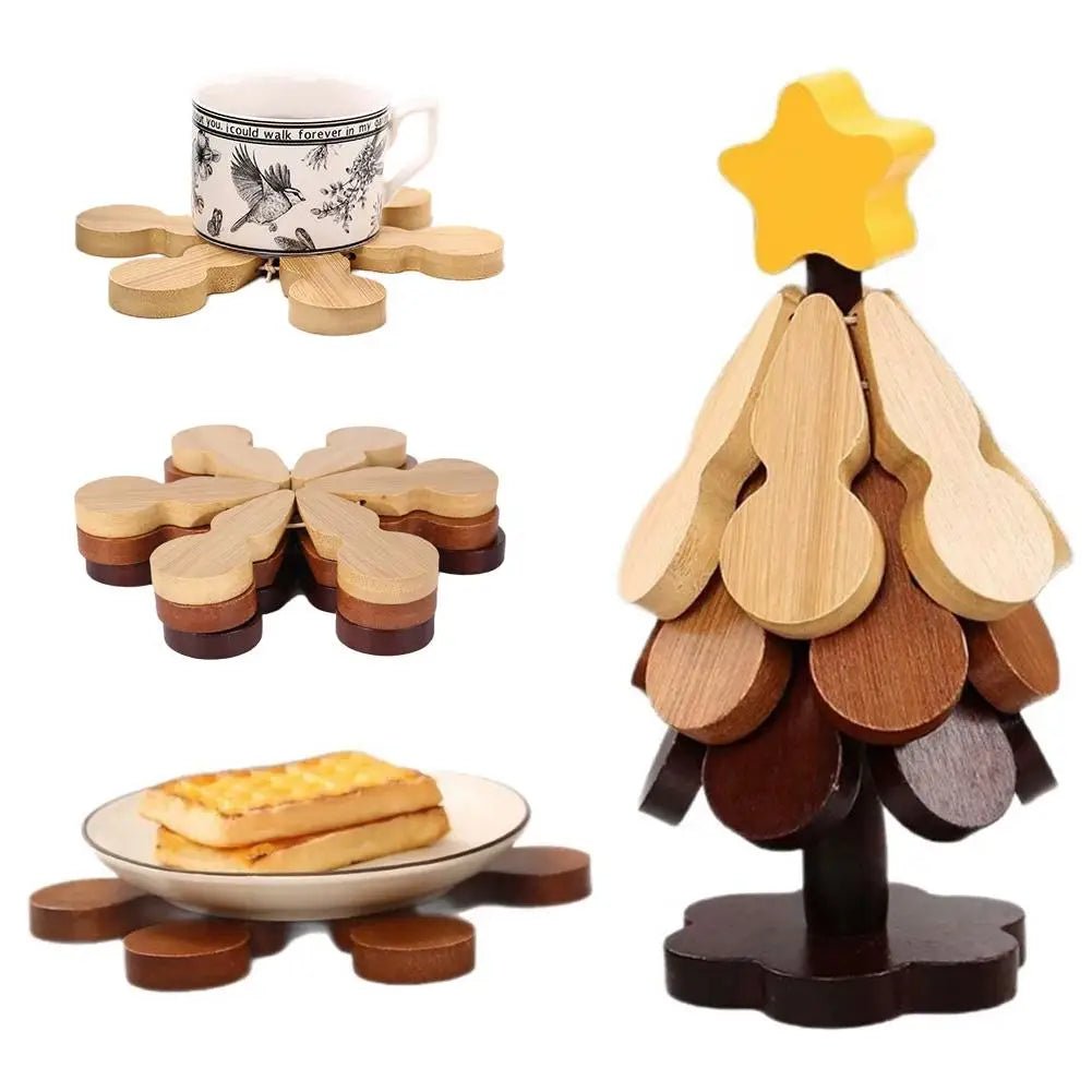 Vielseitige Weihnachtsuntersetzer und Tischsets für festlich gedeckte Tische - Fioriscas
