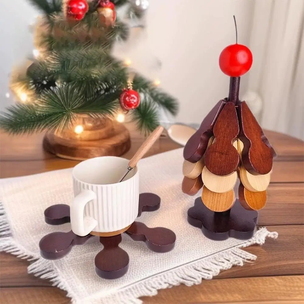 Vielseitige Weihnachtsuntersetzer und Tischsets für festlich gedeckte Tische - Fioriscas