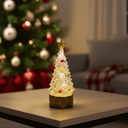 華やかなクリスマスツリー型テーブル・ナイトスタンドランプ - Fioriscas
