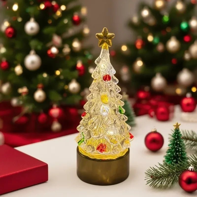 華やかなクリスマスツリー型テーブル・ナイトスタンドランプ - Fioriscas