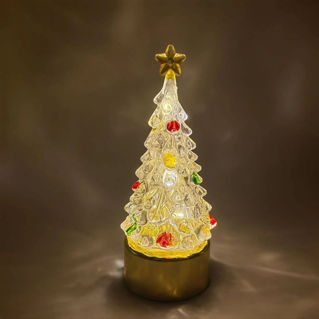 華やかなクリスマスツリー型テーブル・ナイトスタンドランプ - Fioriscas