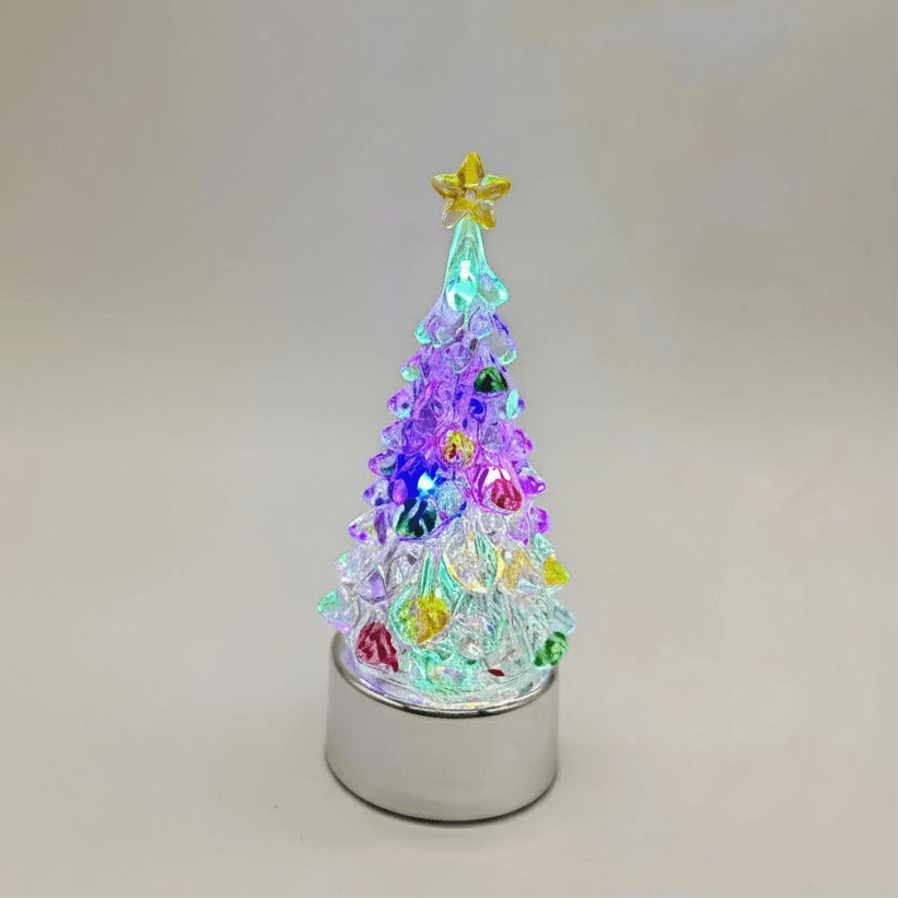 華やかなクリスマスツリー型テーブル・ナイトスタンドランプ - Fioriscas