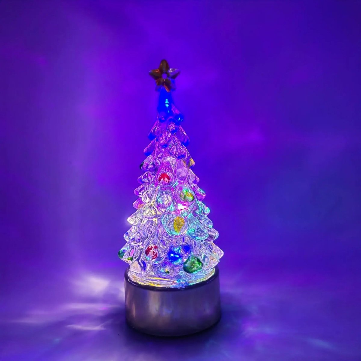 華やかなクリスマスツリー型テーブル・ナイトスタンドランプ - Fioriscas