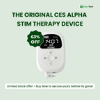 Alpha Stim-slaapondersteuningsapparaat voor stressverlichting thuis