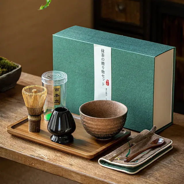 Zenmatcha Zeremonie-Set als Geschenkset aus der Kollektion für Teeliebhaber | Fioriscas