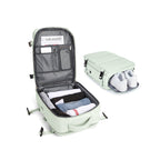 Solara Glide Expandable Travel Backpack, 45L Unisex Carry-On With Laptop Sleeve