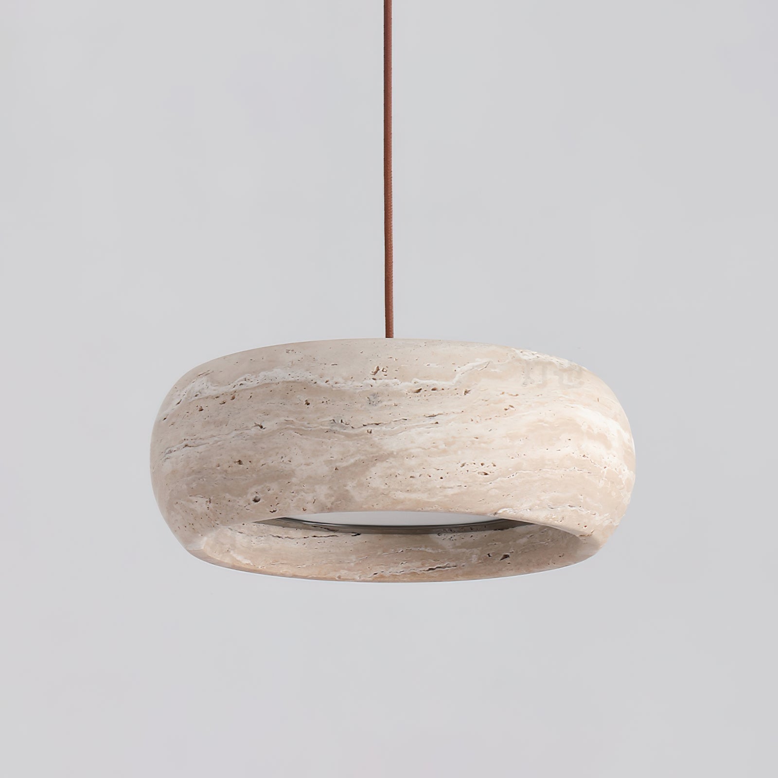 Ritta Donut-Shaped Pendant Lights Travertine | Fioriscas