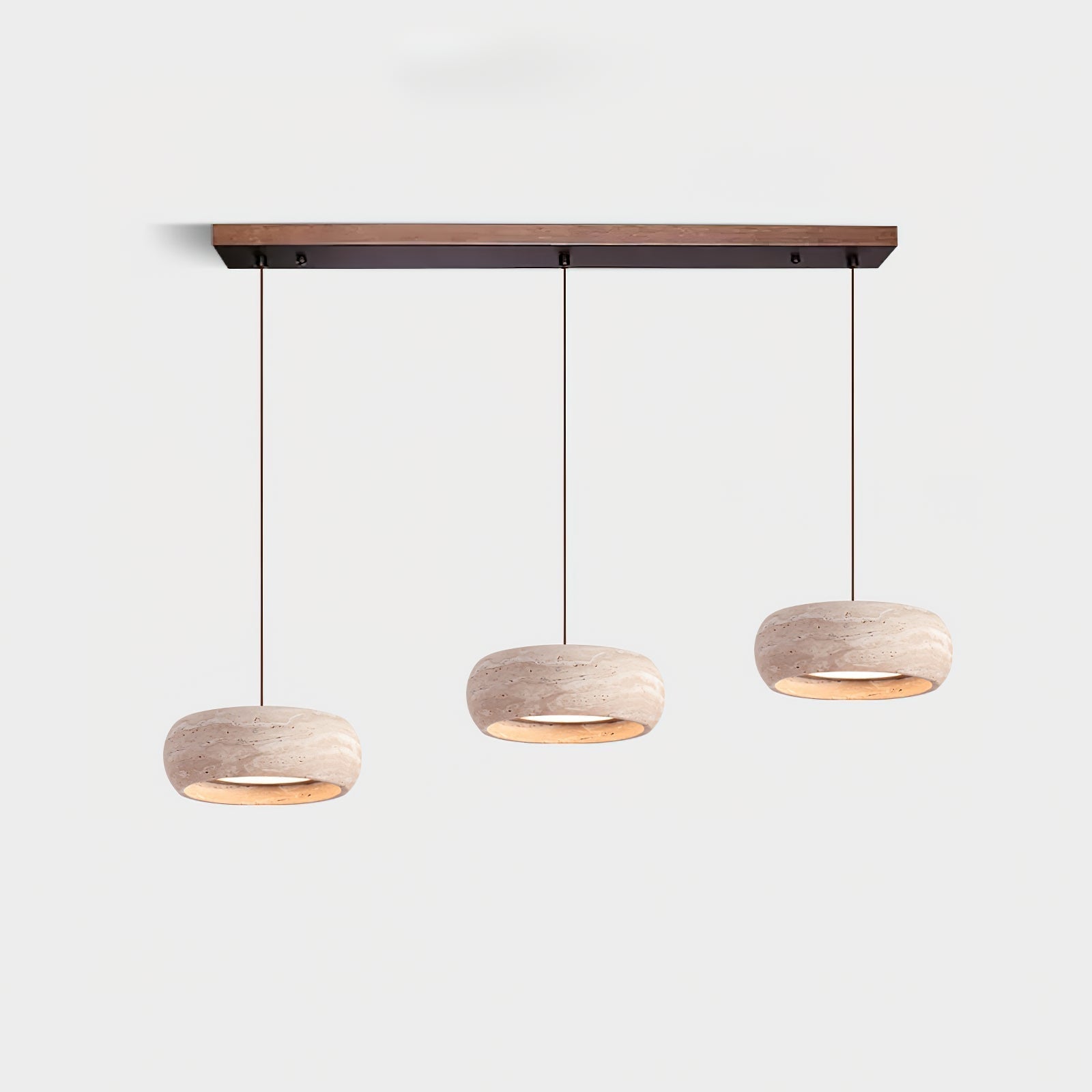 Ritta Donut-Shaped Pendant Lights Travertine | Fioriscas