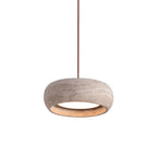 Ritta Donut-Shaped Pendant Lights Travertine | Fioriscas
