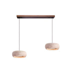 Ritta Donut-Shaped Pendant Lights Travertine - Neutralighting
