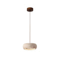 Ritta Donut-Shaped Pendant Lights Travertine - Neutralighting