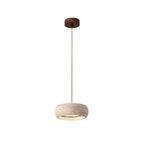 Ritta Donut-Shaped Pendant Lights Travertine | Fioriscas