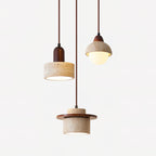 Lunara Multi-Licht Hanglamp Set Travertijn | Fioriscas
