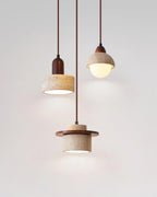 Lunara Multi-Licht Hanglamp Set Travertijn | Fioriscas