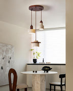Lunara Multi-Licht Hanglamp Set Travertijn | Fioriscas