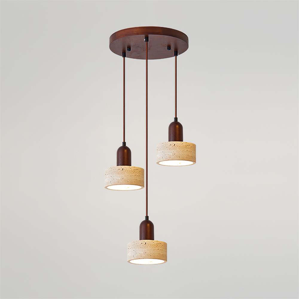 Lunara Multi-Licht Hanglamp Set Travertijn | Fioriscas
