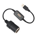 VoltMate 12V-aansluitingsconverter, maakt van elke USB-poort een autoaansluiting