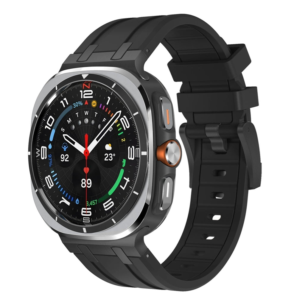 Samsung Watch Ultra szíj, Vellaro szilikon szíj titán adapterrel