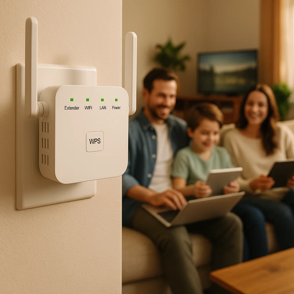 FluxWave X5 WiFi Signal Booster, 300 or 1200 Mbps Extender for UK Homes