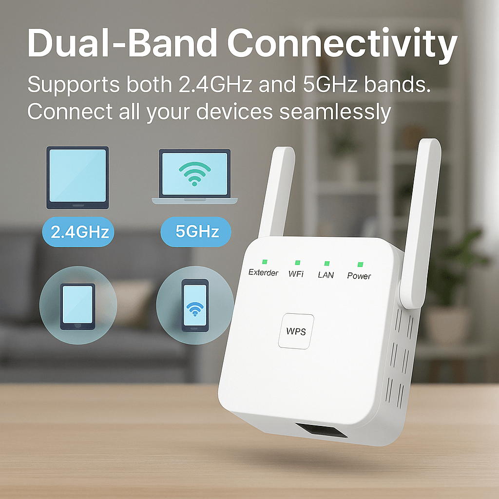 AstraLink UK WiFi Signal Booster, 5G Whole-Home Coverage