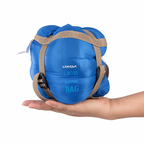 Ultralight Camping Sleeping Bag With Double-Sided Zipper, LyraLite