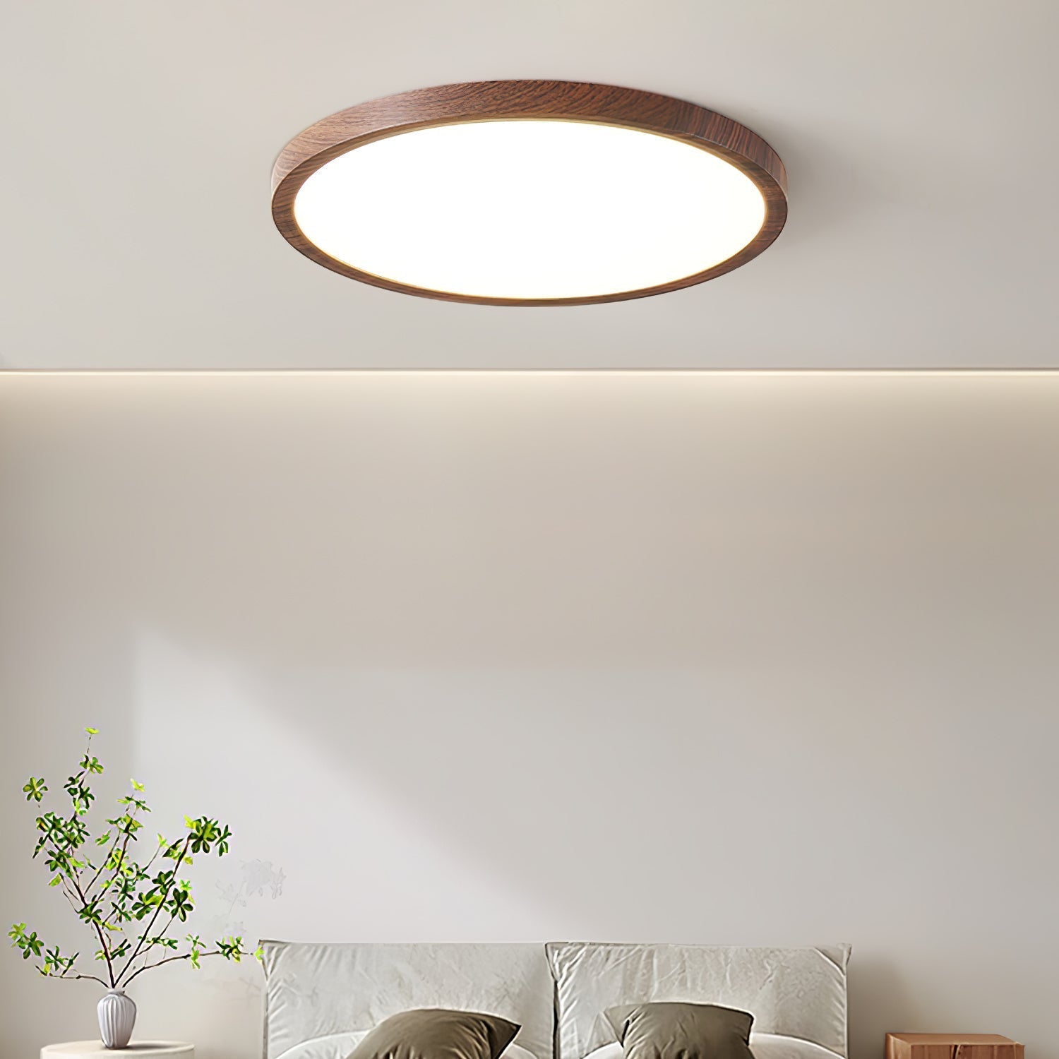 Ivera ultratynd rund loftslampe | Fioriscas