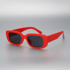 Unisex Retro Vintage Plastic Sunglasses With Rectangular Frame For Summer | Fioriscas