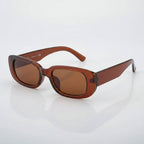 Unisex Retro Vintage Plastic Sunglasses With Rectangular Frame For Summer | Fioriscas