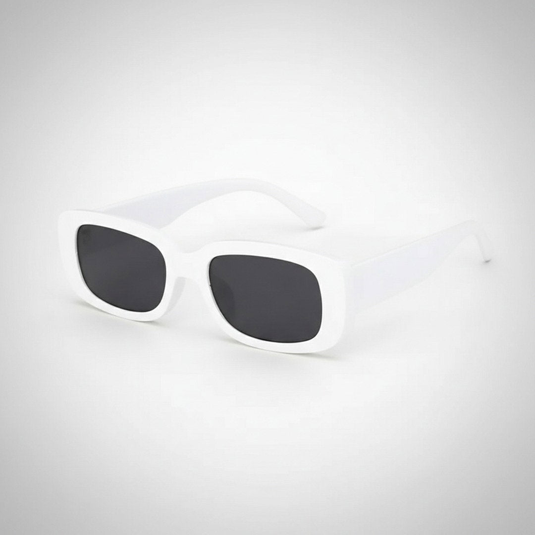 Unisex Retro Vintage Plastic Sunglasses With Rectangular Frame For Summer | Fioriscas