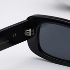Unisex Retro Vintage Plastic Sunglasses With Rectangular Frame For Summer | Fioriscas
