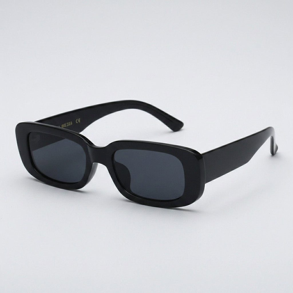 Unisex Retro Vintage Plastic Sunglasses With Rectangular Frame For Summer | Fioriscas