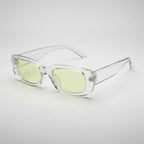 Unisex Retro Vintage Plastic Sunglasses With Rectangular Frame For Summer | Fioriscas