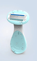 4-blade compact razor with storage box | Smooth skin on the go & at home - Fioriscas