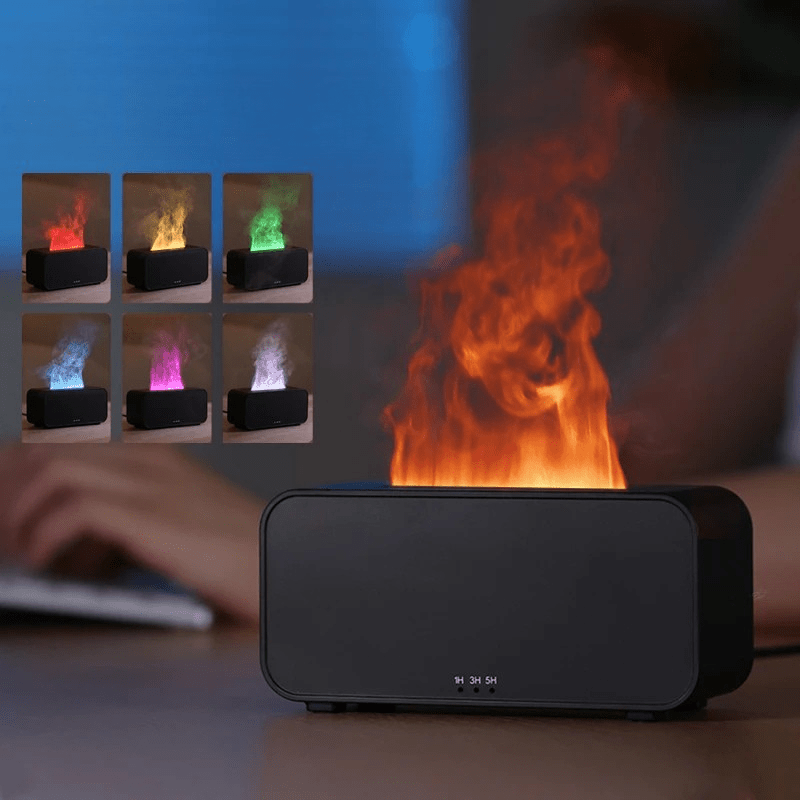Kompaktní ultrazvukový aroma difuzér se změnou barvy LED - Fioriscas