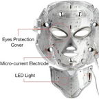 自宅用、首用パーツ付き7色LEDのPhoton LEDシワケアマスク | Fioriscas