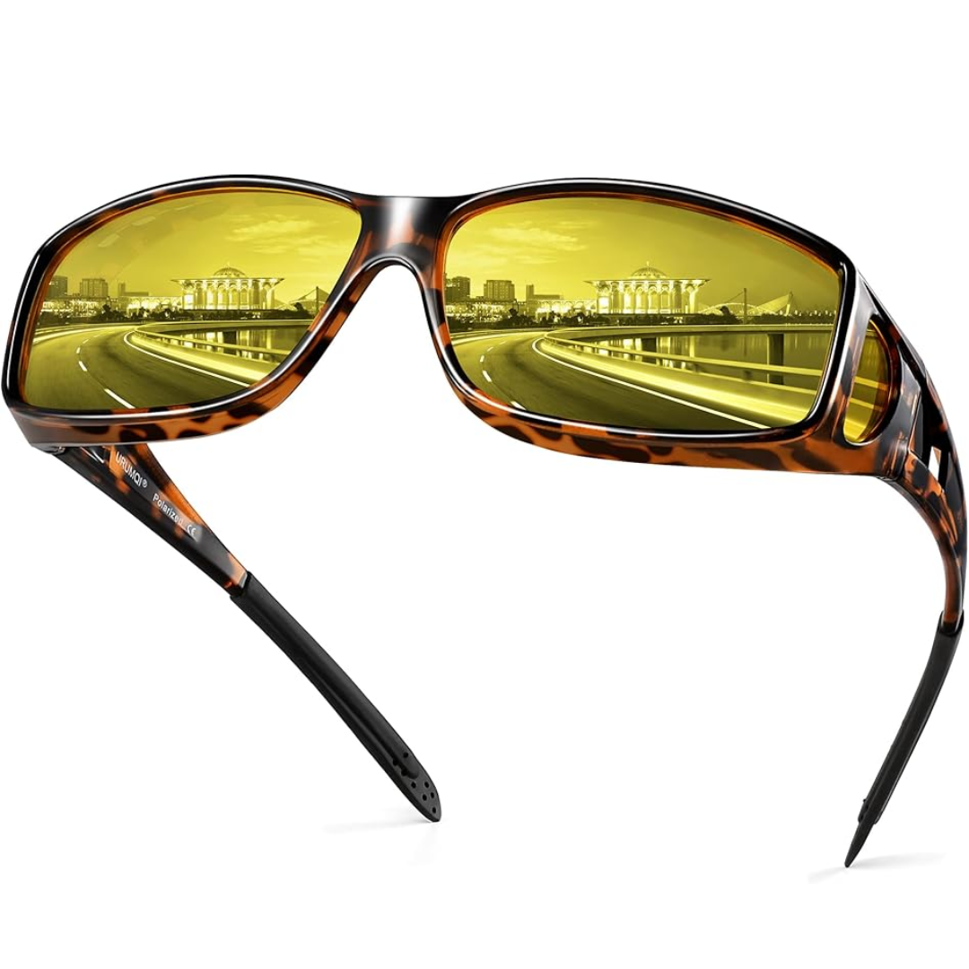 Jeremy Night Vision Polarised Driving Glasses – Anti-Glare Glasses for Safer Night Driving