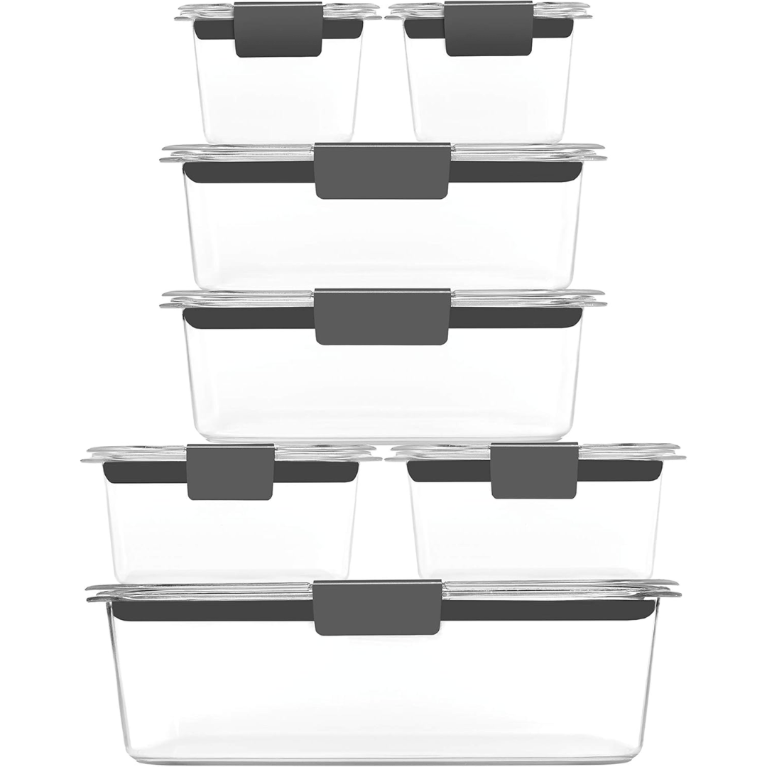 Free Meal Containers - 7-piece set for fresh and convenient storage - Fioriscas