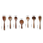 Keukengerei-set van teakhout, 7-delig, met voedselveilige oliefinish