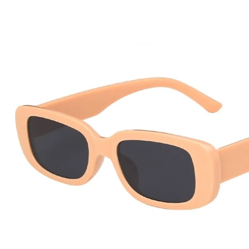 Prostokątne okulary przeciwsłoneczne w stylu retro z ochroną UV400 dla kobiet - Fioriscas