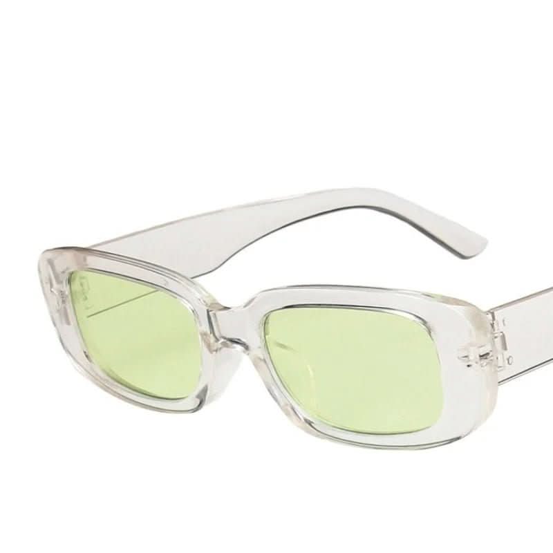 Prostokątne okulary przeciwsłoneczne w stylu retro z ochroną UV400 dla kobiet - Fioriscas