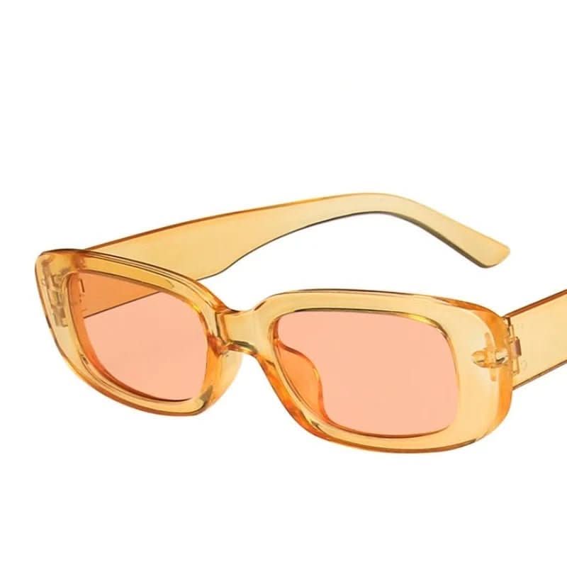 Prostokątne okulary przeciwsłoneczne w stylu retro z ochroną UV400 dla kobiet - Fioriscas