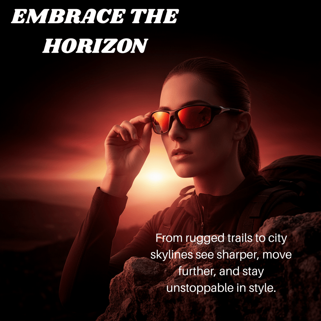 Sport sunglasses with polarized lenses & UV400 protection - Fioriscas