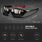 Sport sunglasses with polarized lenses & UV400 protection - Fioriscas