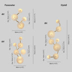 Kaivo Lotusblad Wandlamp | Fioriscas