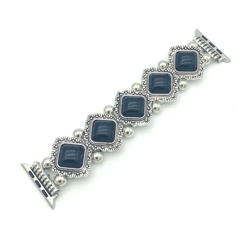Boho-Chic Bracelet for Smartwatches with Noble Turquoise Detail - Fioriscas