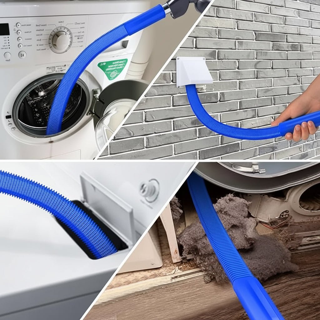 Flexible Dryer Vent Cleaning Vacuum Attachment For Lint | Fioriscas