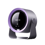Turbo Blade-Free Fan with LED Display Quiet Cooling