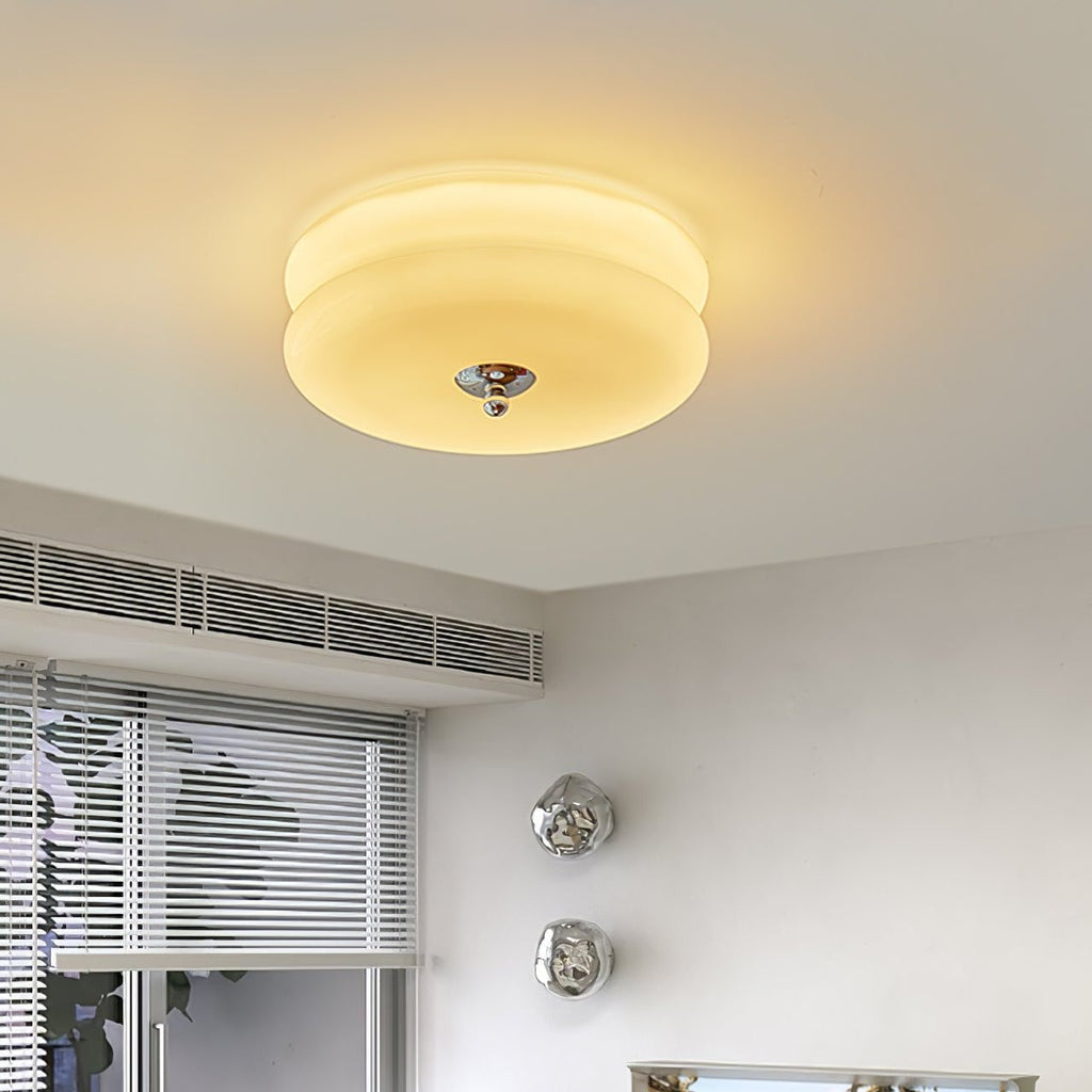 גוף תאורה לתקרה LED Valeron בסגנון אר דקו וינטג' | Fioriscas
