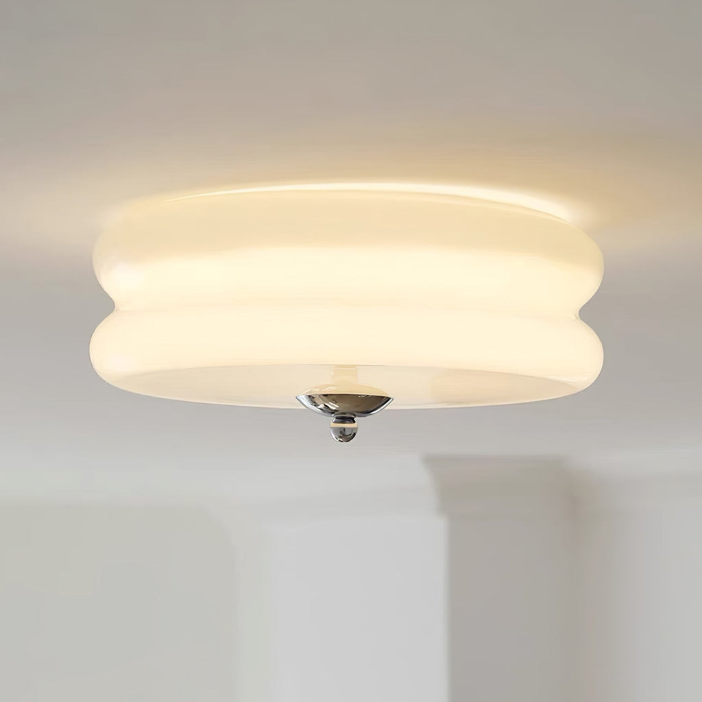 גוף תאורה לתקרה LED Valeron בסגנון אר דקו וינטג' | Fioriscas