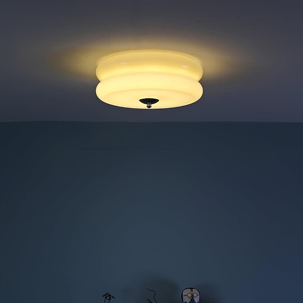 גוף תאורה לתקרה LED Valeron בסגנון אר דקו וינטג' | Fioriscas